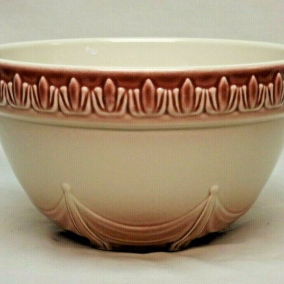 Longaberger Pottery American Craft Originals 8" Paprika Mixing Bowl - Picture 4 of 11
